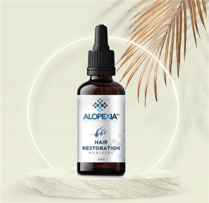 Alopexia hair treatment illustration